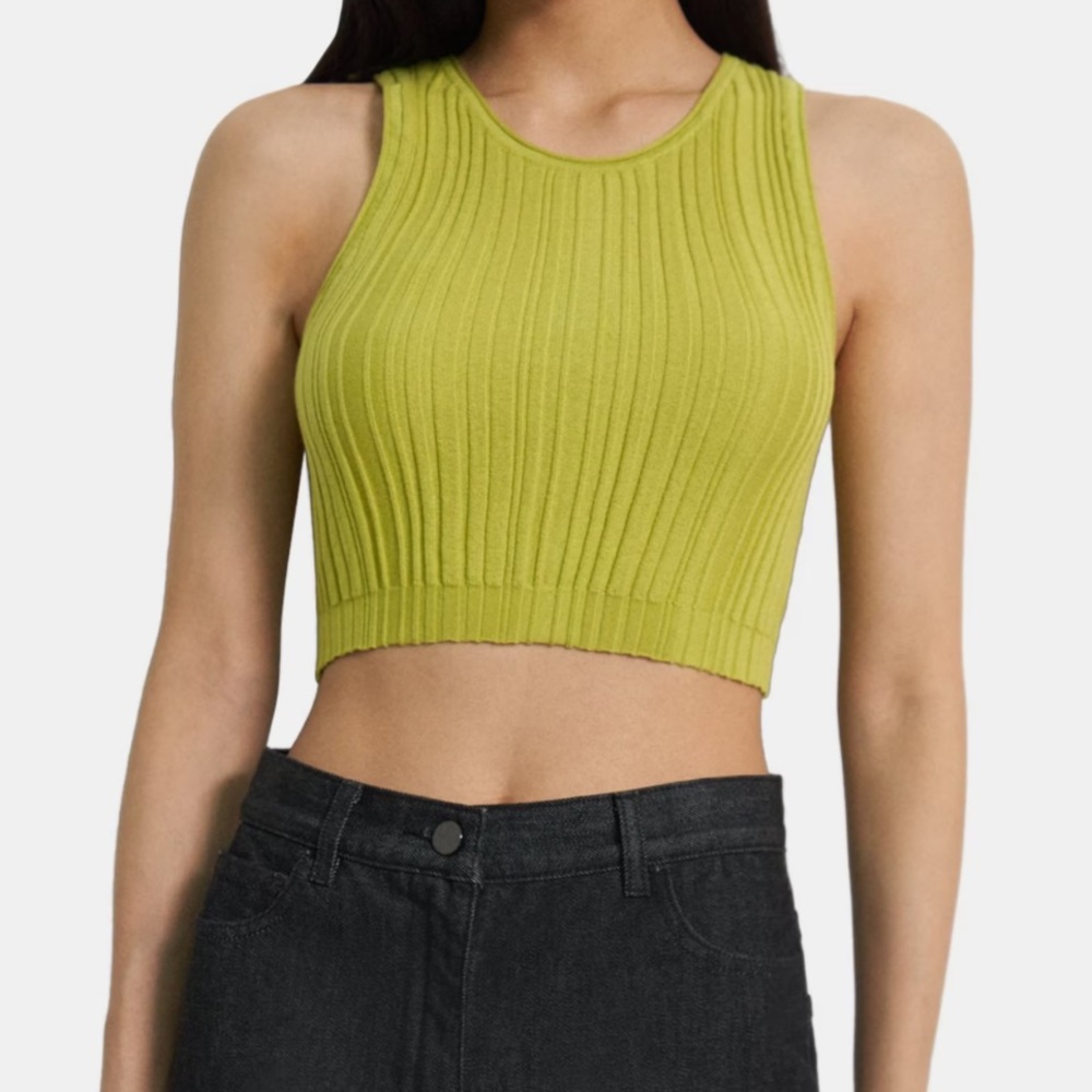 BNWT Theory cashmere rib knit tank